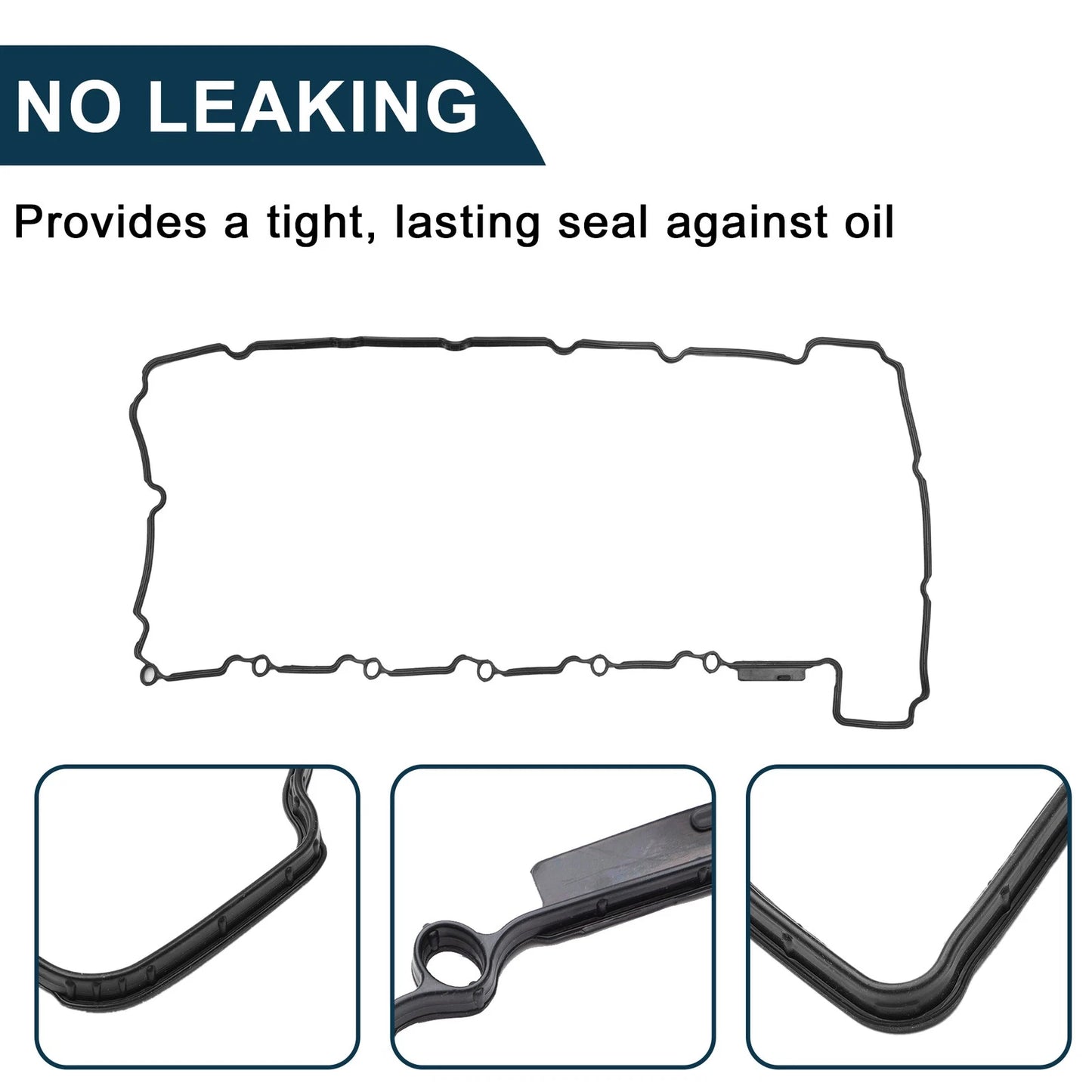 Engine Valve Cover with Gasket for BMW 135is (2013) - Silver Tone