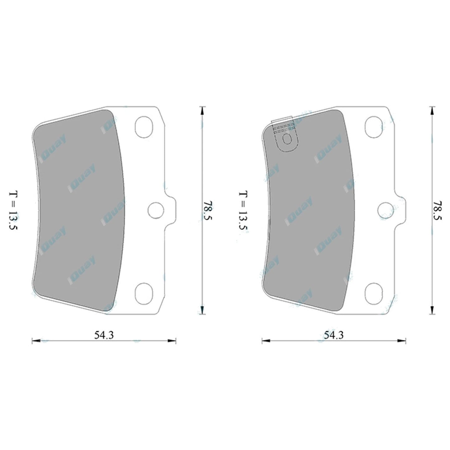 Rear 4wd Disc Brake Pads for RAV4 94-05 SXA10 SXA11 ACA20 ACA21 ACA22 ACA23 Set