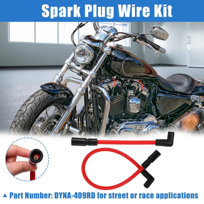 2 x Spark Plug Wire for Harley-Davidson Dyna FXD Softail (2006–2011)