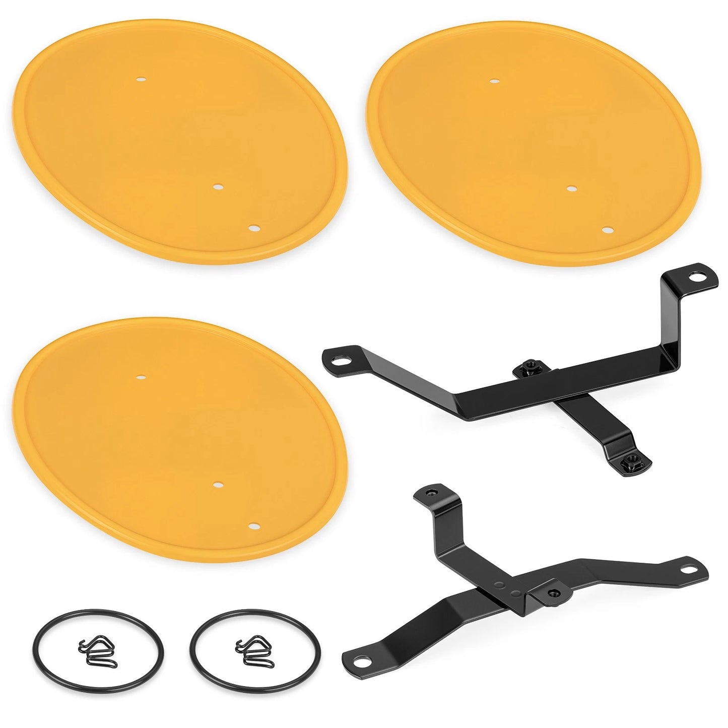 Yellow Number Plate Kit for Honda Z50R 1979-1987