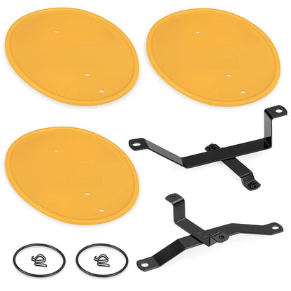 Yellow Number Plate Kit for Honda Z50R 1979-1987