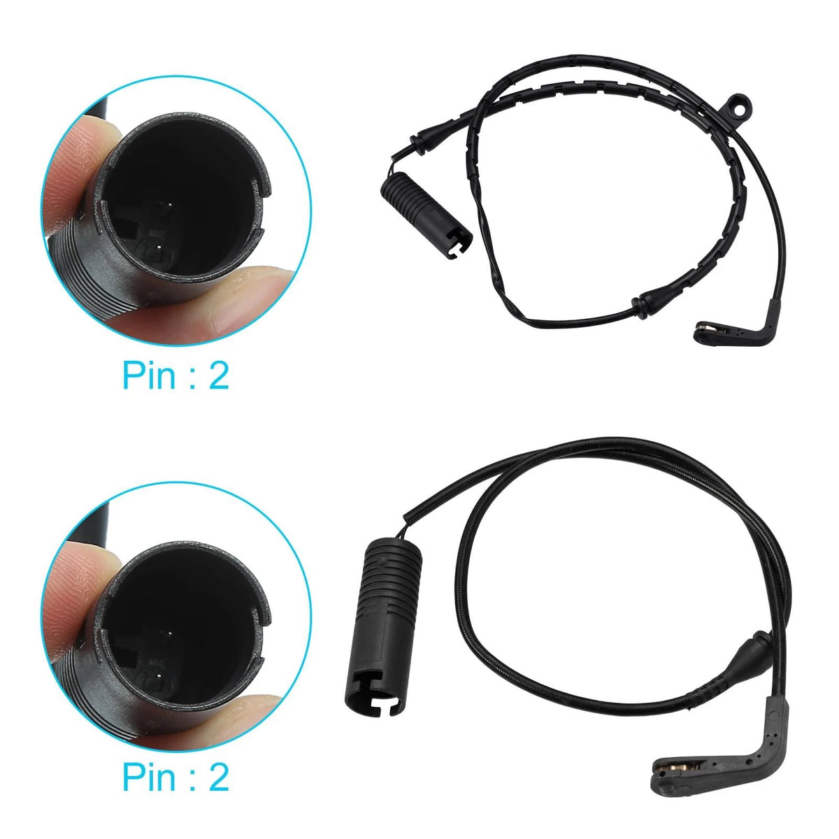 Front Rear Brake Pad Wear Sensor for BMW 528i 540i 530i 525i M5