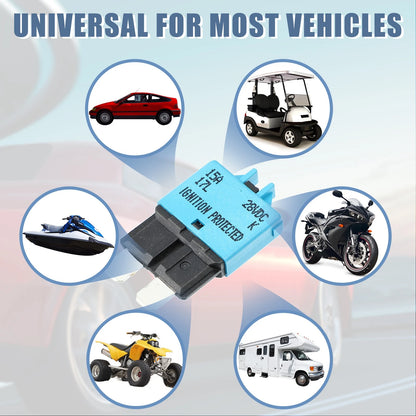 1Pcs 15A Circuit Breaker Blade Style Fuse for Car Marine
