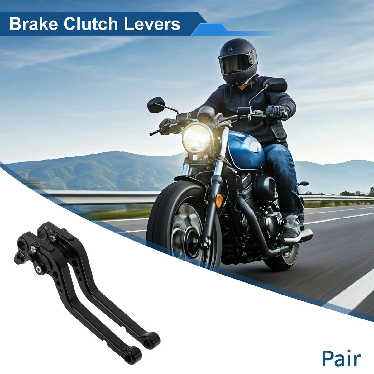 1 x Long Brake Clutch Levers for Ducati MONSTER S2R 800 (2005-2007)