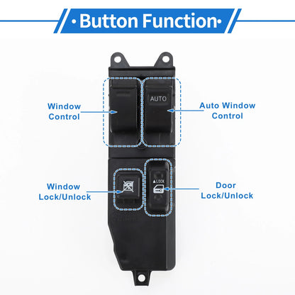 Front Right Power Window Switch for Toyota Hiace (2005–2014)