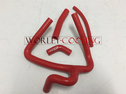 Silicone Radiator Y Hose Kit for Honda CR250 CR250R (2002-2008) RED