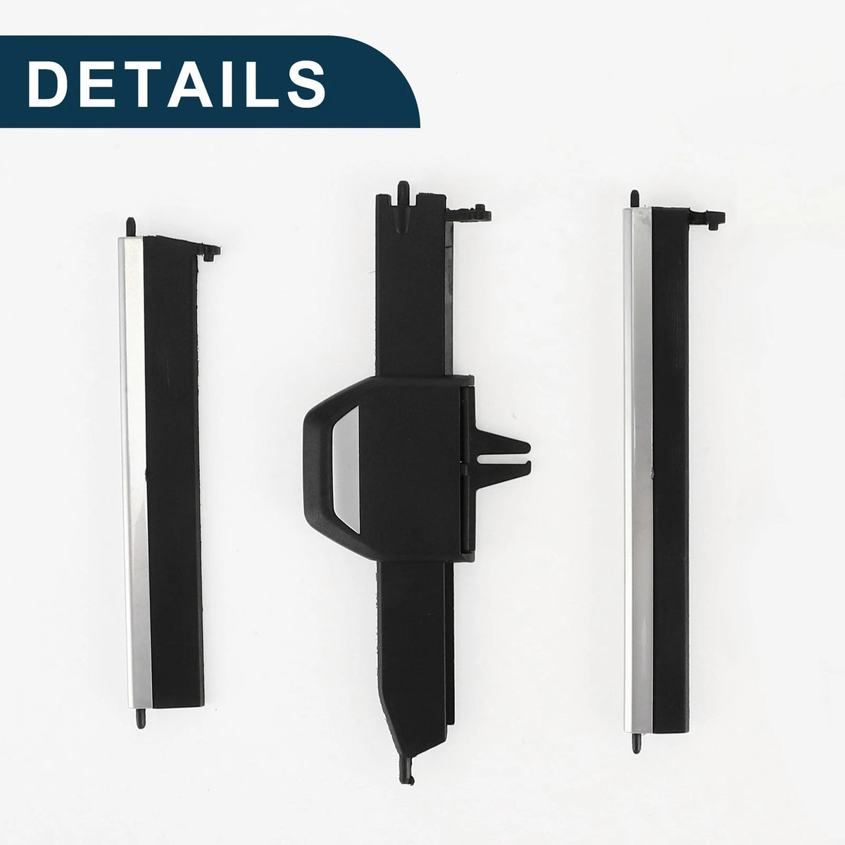 AC Air Vent Clips Tab for BMW 3 Series G20 G21 G22 Black Silver 1x