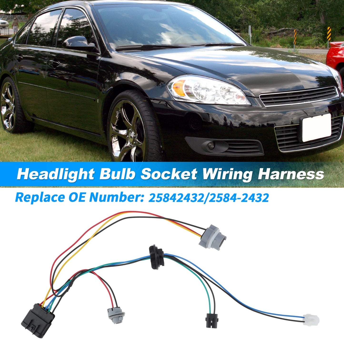 Headlight Bulb Wiring Harness for Chevrolet Impala (2006 - 2013)