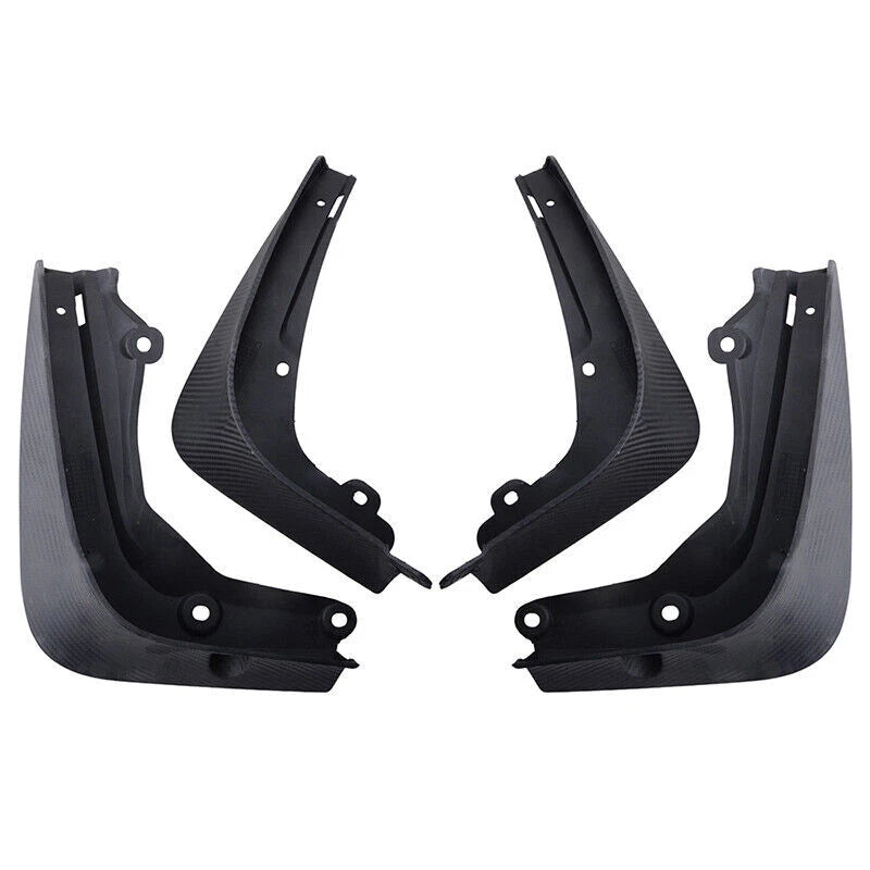 4 x Carbon Fiber Mud Flaps for Tesla Model S (2016-2019)