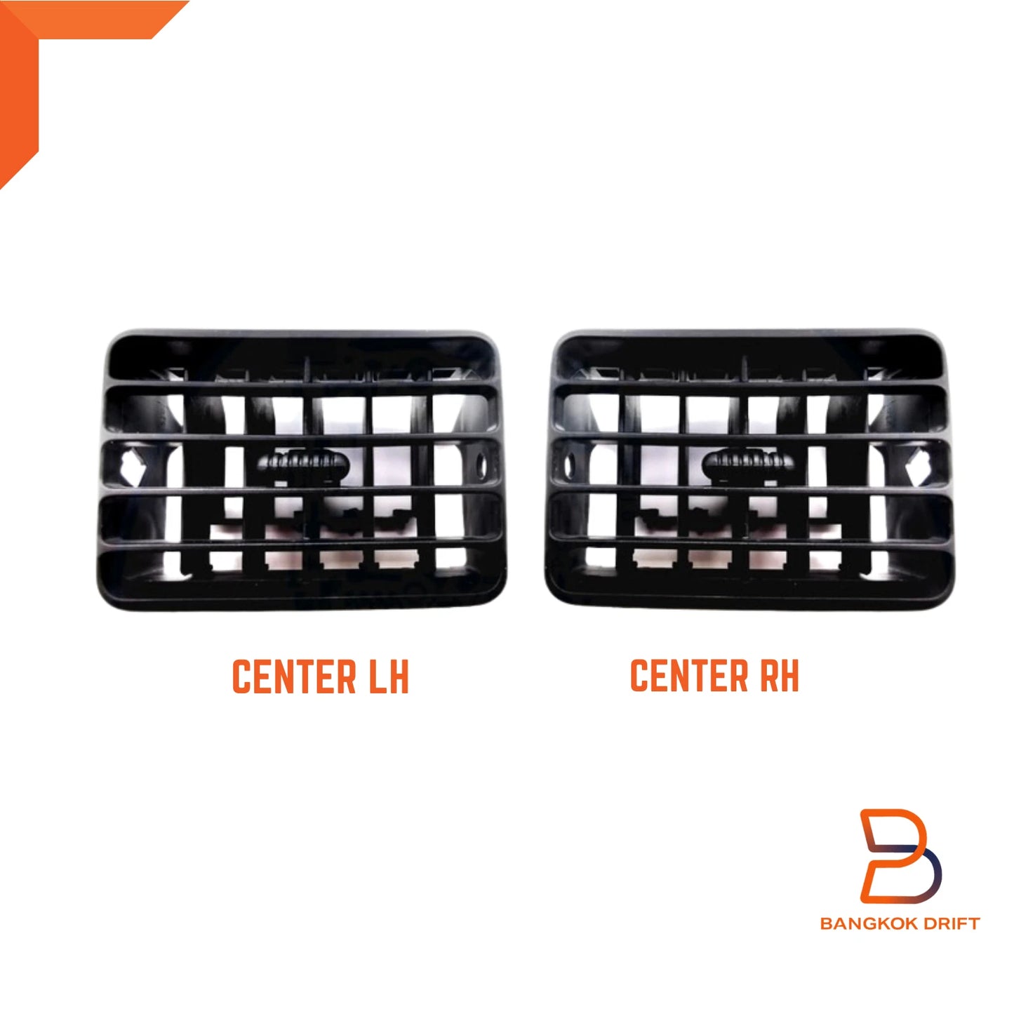 Black Center Air Vent Grille for Toyota Hilux Ute Tiger D4D LN147 (1997-2004)