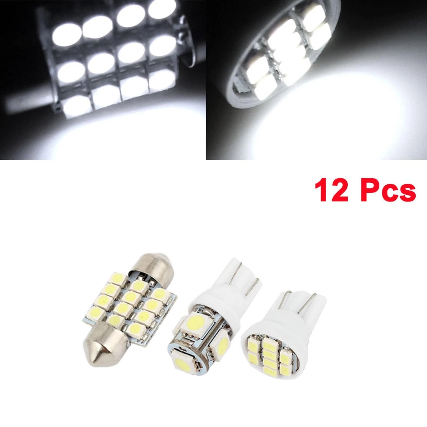 1 Dome Map White LED Lights for Honda Pilot (2006-2008)
