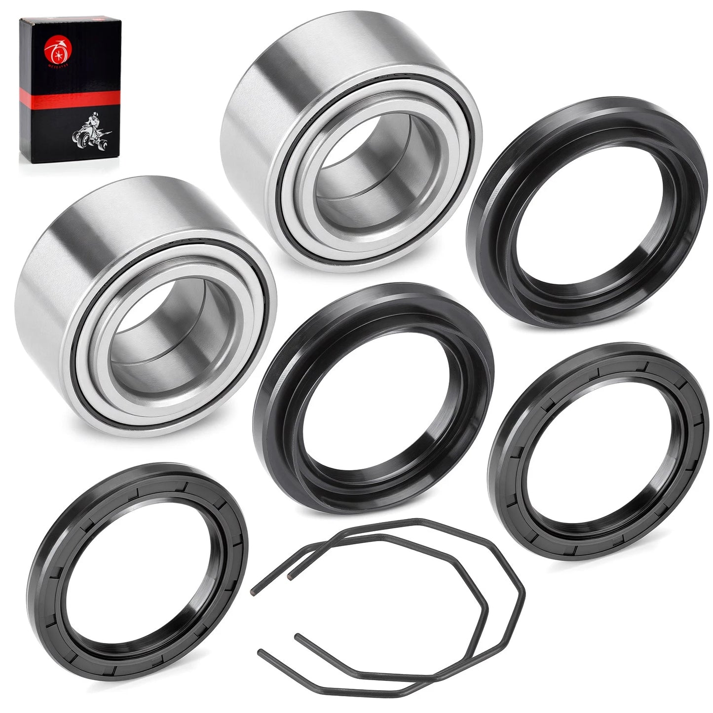 Front / Rear Wheel Bearing & Seals 2 x for Arctic Cat 300 (1998–2004)