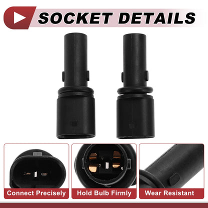 2 x Parking Light Socket for BMW 3 Series E46 (1997-2006)