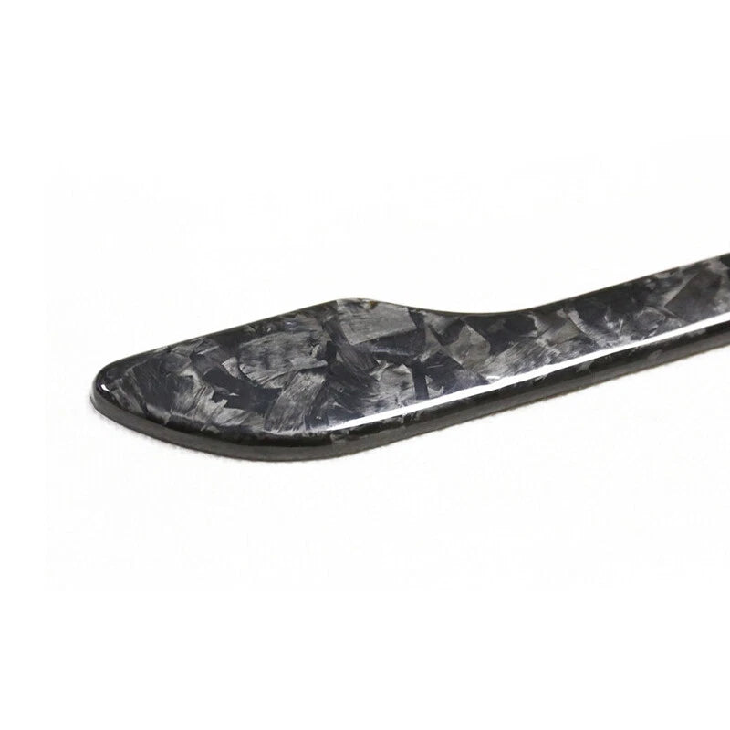 Forging Real Carbon Fiber Exterior Door Handle Cover Trim fit For Tesla Model 3