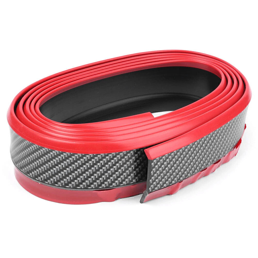 2.5M Rubber Lower Lip Protective Strip for Auto Bumper Skirts (Fits Various Models)