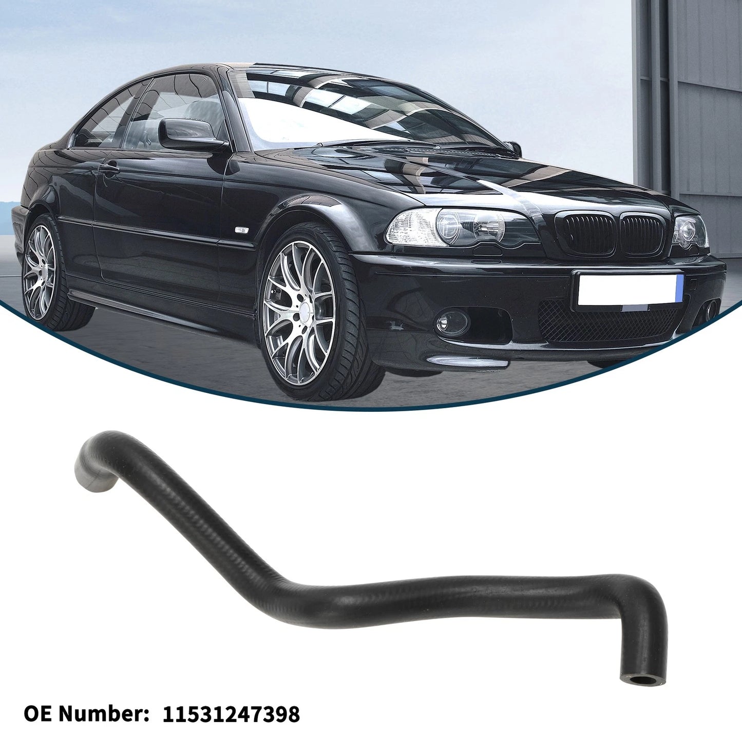 Radiator Hose for BMW 3 Series E36 (1990-1998) Cooling Liquid Pipe