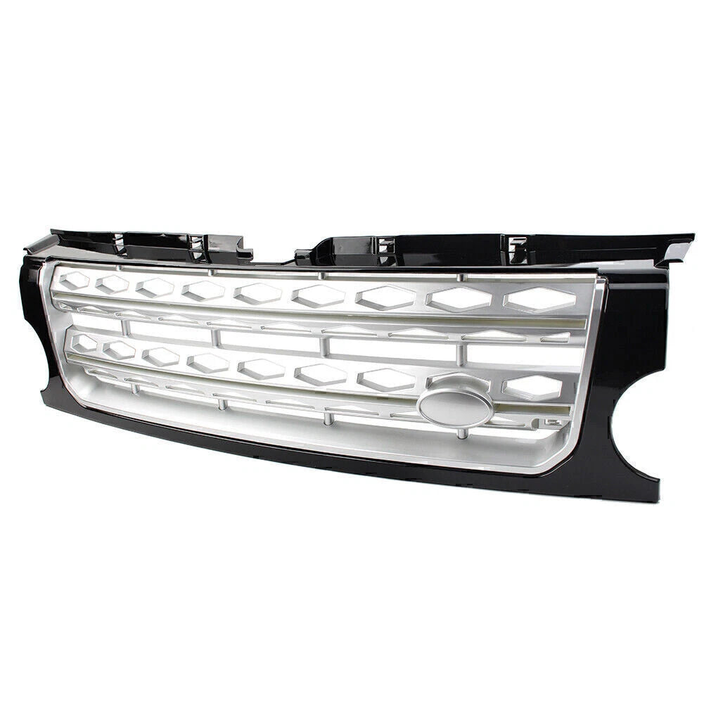 ABS Silver Front Grille Bumper Mesh for Land Rover Discovery LR3 (2005-2009)