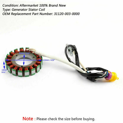 Stator Coil for HiSUN 400 UTV (2015-2023)