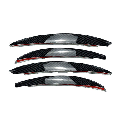 Carbon Front Bumper Splitter Fins Spoiler Canards for Mercedes Benz C-Class (2022-2023)