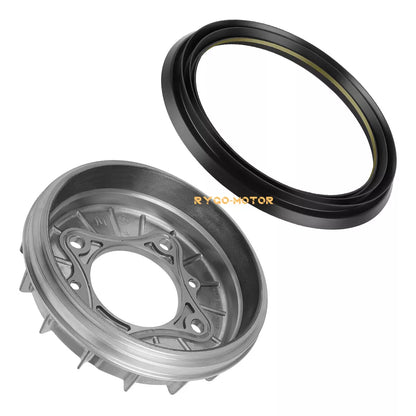 Front Brake Drum & Dust Seal for Honda Rincon 650 (2003–2005)