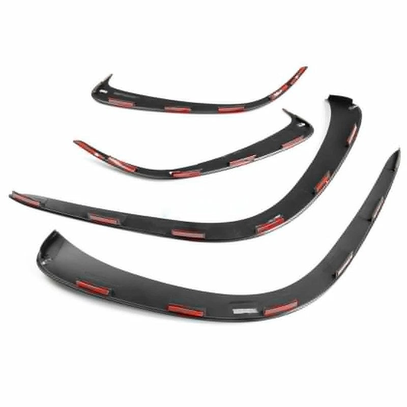 4x Fog Light Eyelid Cover Trim for Mercedes Benz GLE W167 V167 (2019-2023)