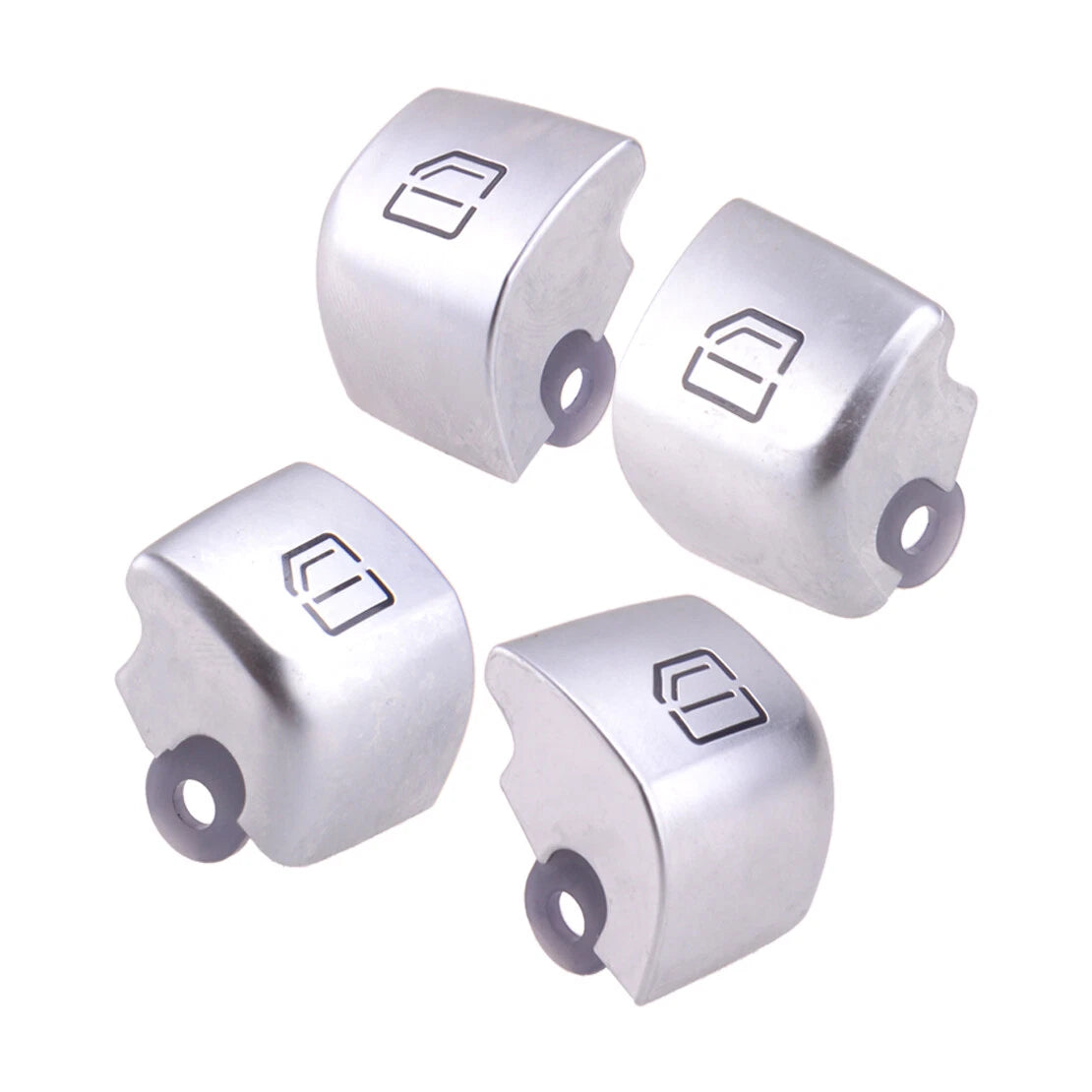 4 x Window Switch Button Caps for Mercedes-Benz C-Class W205, GLC (2015-2021)