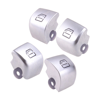 4 x Window Switch Button Caps for Mercedes-Benz C-Class W205, GLC (2015-2021)