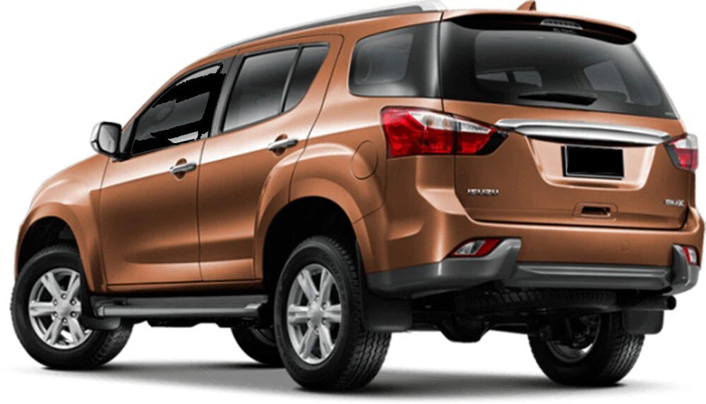Chrome Rear Bumper Step Plate Guard for Isuzu MU-X (2013-2015)