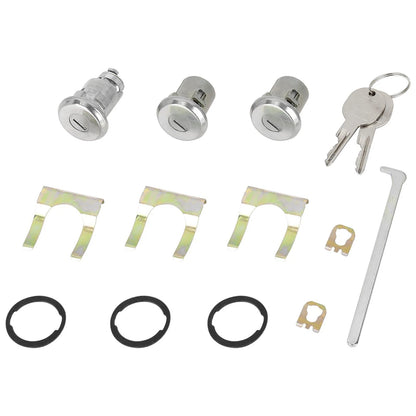 Door Lock Cylinder Set 2 x Keys for Buick Chevrolet Pontiac