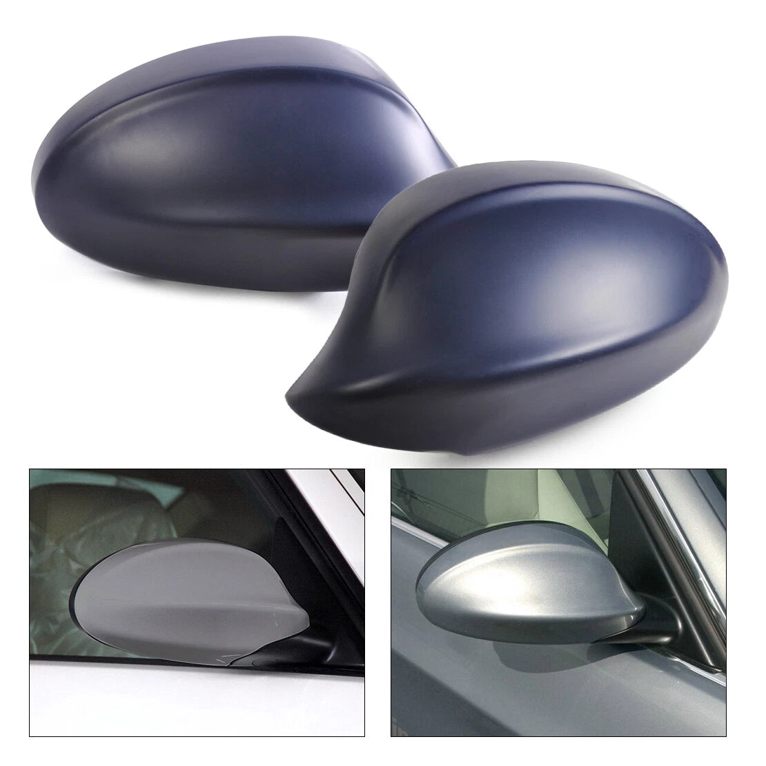 Door Mirror Cap Cover Set for BMW E90 E91 325i 328i (2006-2013)