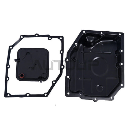 Transmission Oil Pan + Oil Filter + Gasket Inc 3 for Chrysler Dodge Ram Mitsubishi