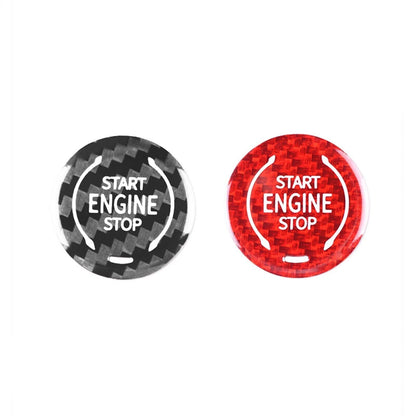 Engine Button Cover Trim for Cadillac XT4 XT6 CT5 (2018-2019) Red Carbon Fiber