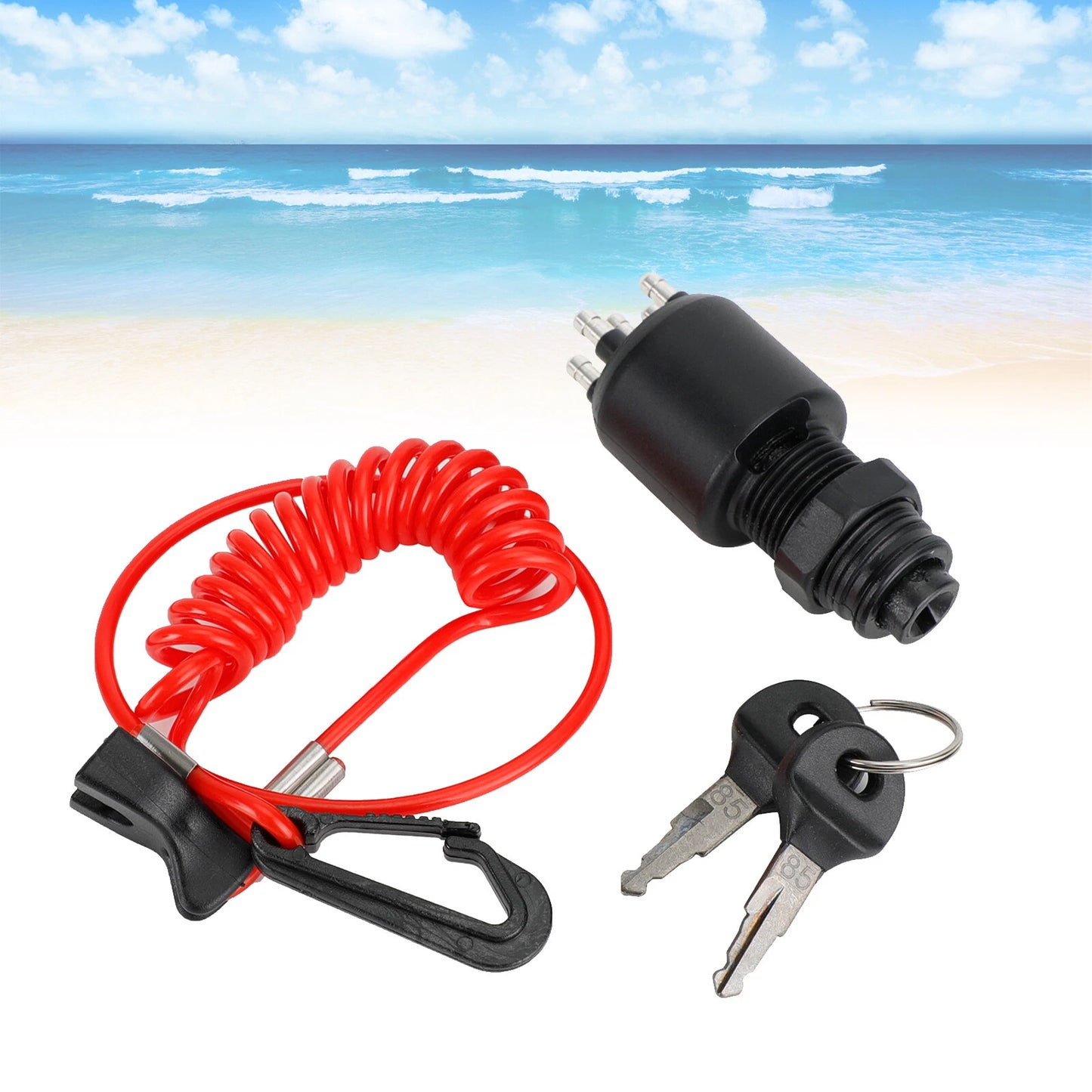 Ignition Key for Johnson Evinrude Boat Engines (2000-2023)