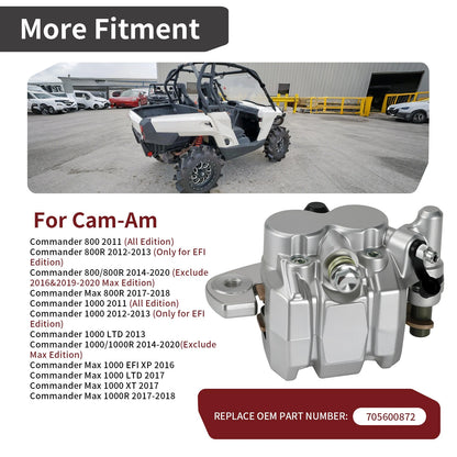 Rear Brake Caliper for Can-Am Commander 1000/1000R (2011-2020)