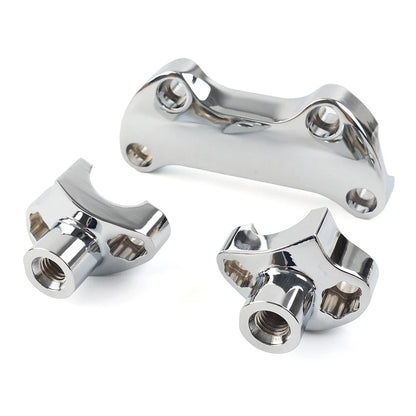 1.7" Handlebar Risers for Harley Dyna, Street Bob, Softail, Sportster (2006-2023)