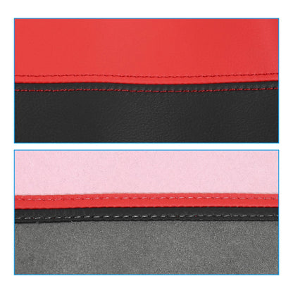 8 Pcs Door Panel Armrest Covers for Honda Civic (2016-2020) Red with Red Line