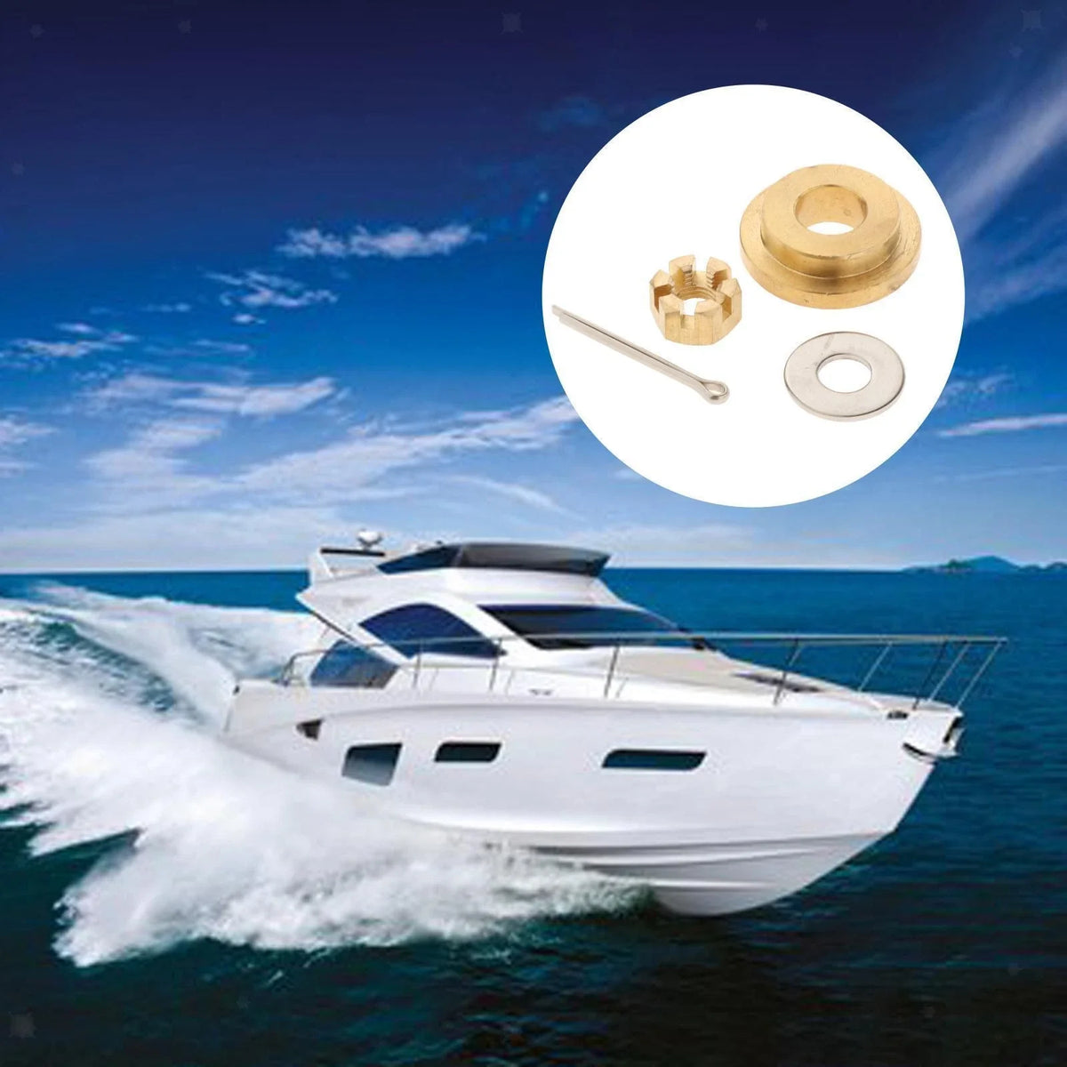 Pin Cotter Spacer Set for Yamaha Outboard 9.9/15HP