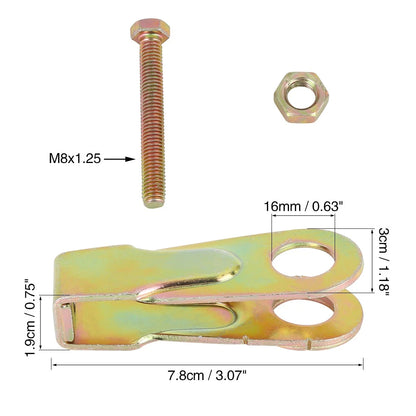 Pair 16mm Motorcycle Chain Axle Adjuster Tensioner for Suzuki GS125 GN125