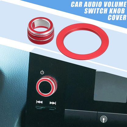2 x Media Volume Switch Knobs Engine Start Button Covers for Honda Civic (2022)