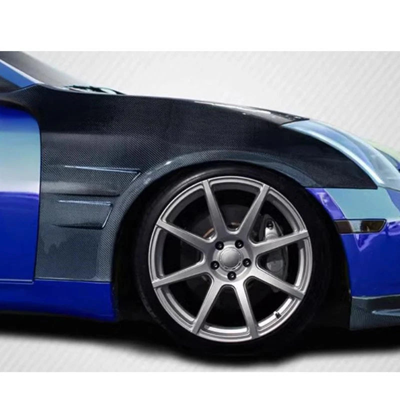 Real Carbon Fiber Front Vented Fenders Wings for Infiniti G35 Coupe 2003-2007