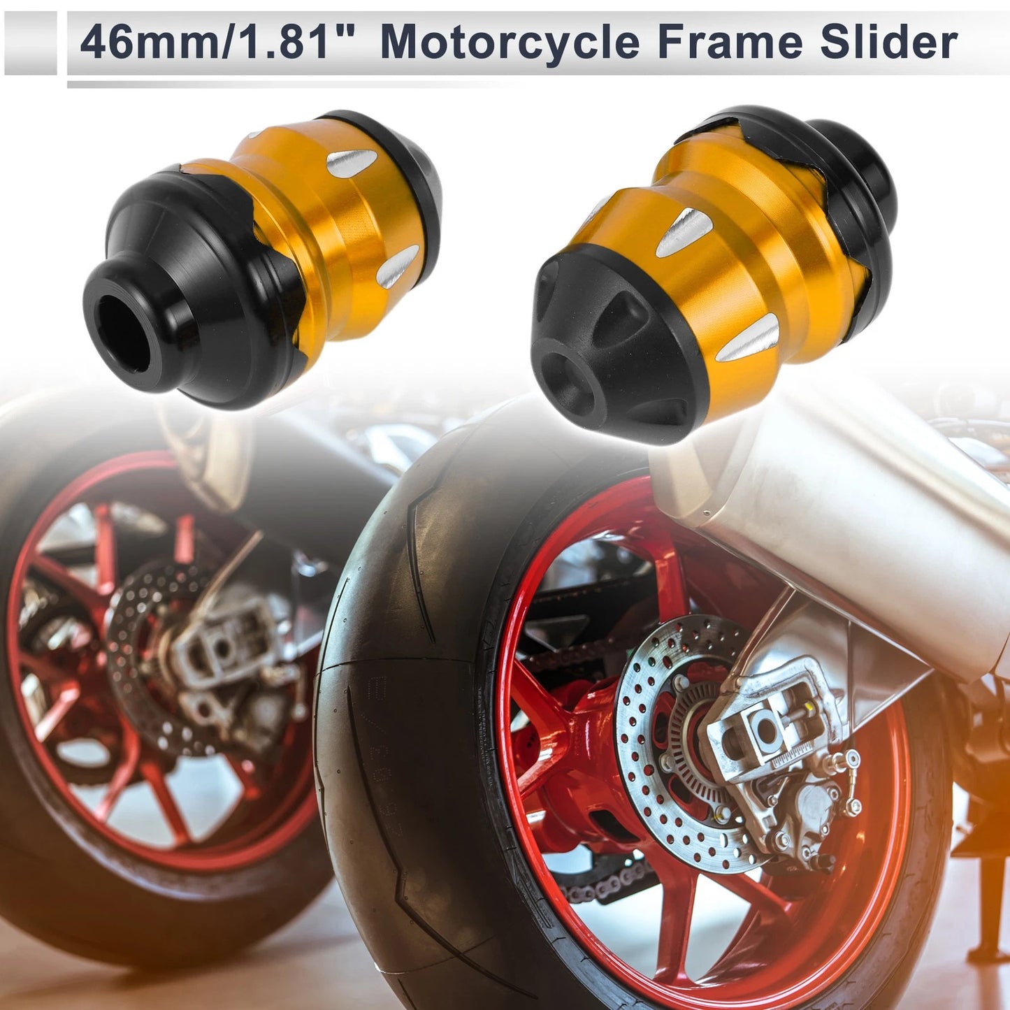 Slider Frame 15mm 2 x Motorcycle for Make Model