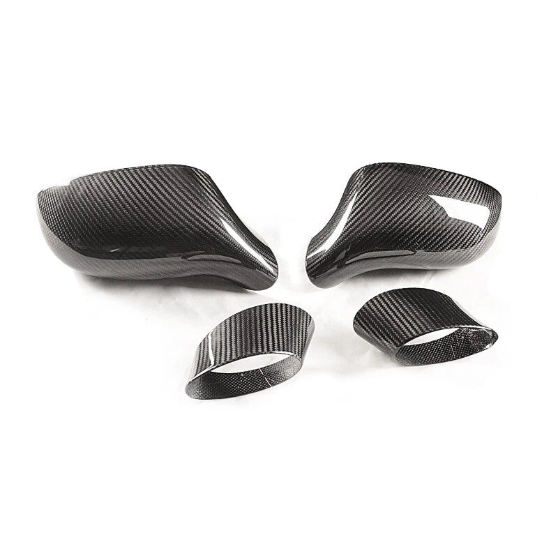 Carbon Fiber Add-on Side Mirror Cover Caps for Chevrolet Corvette C6 2005-2013