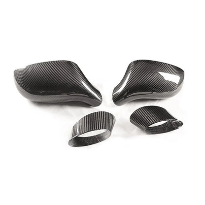 Carbon Fiber Add-on Side Mirror Cover Caps for Chevrolet Corvette C6 2005-2013