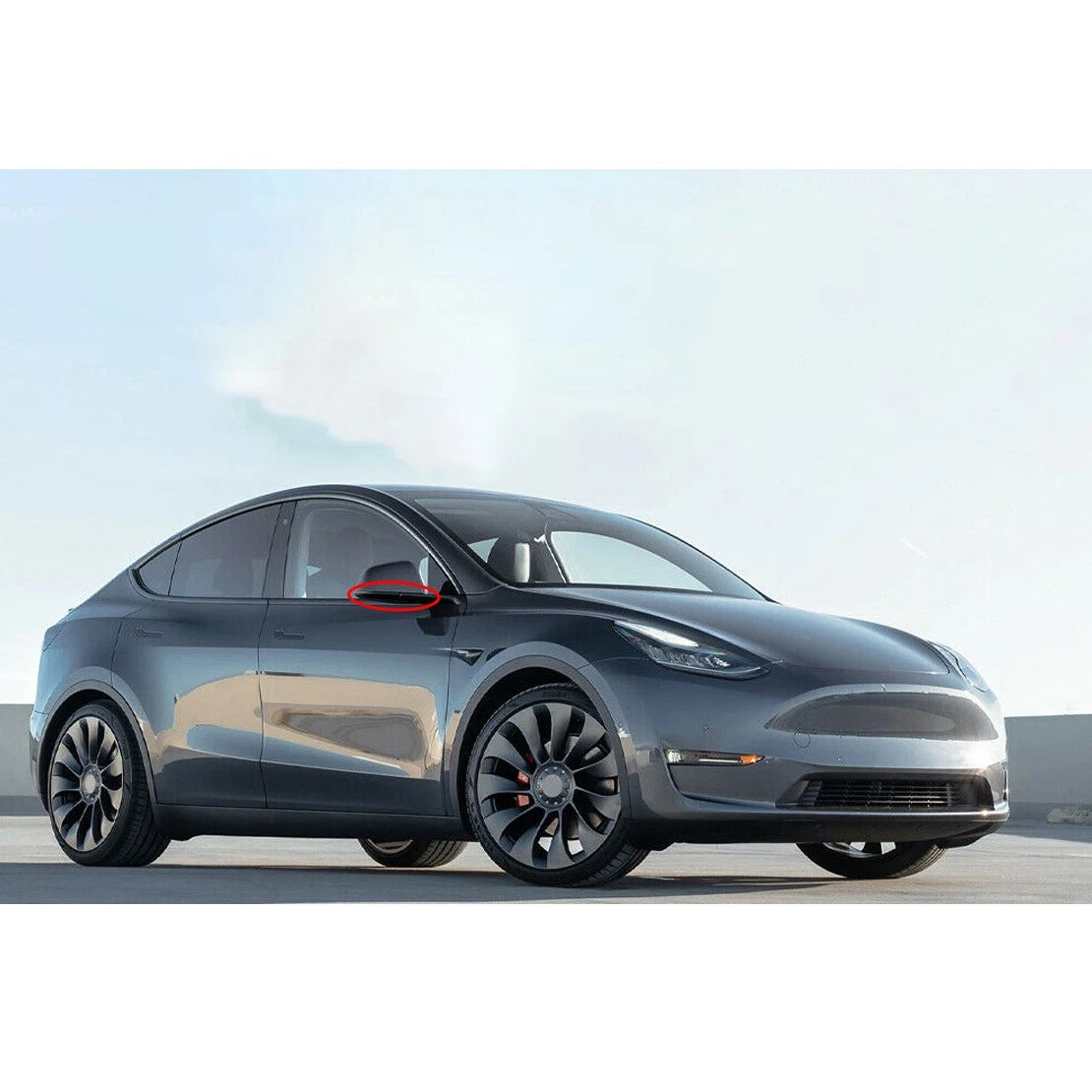 Right Side Rearview Mirror Cover for Tesla Model Y (2020-2023)