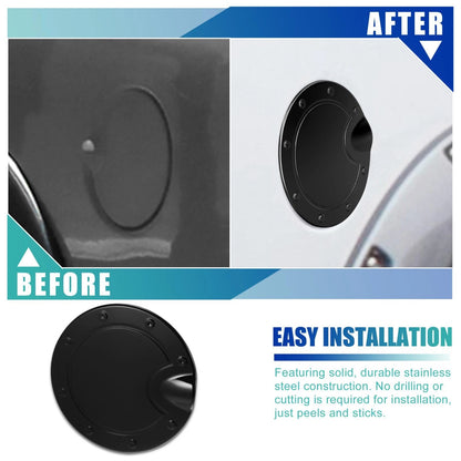 Black Fuel Tank Cover Gas Filler Cap Accessories for Dodge Ram (2010-2017)