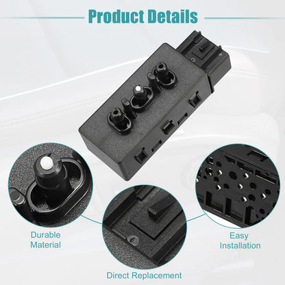 Front Left Side 6 Way Power Seat Switch for Chevrolet Avalanche (2007-2013)