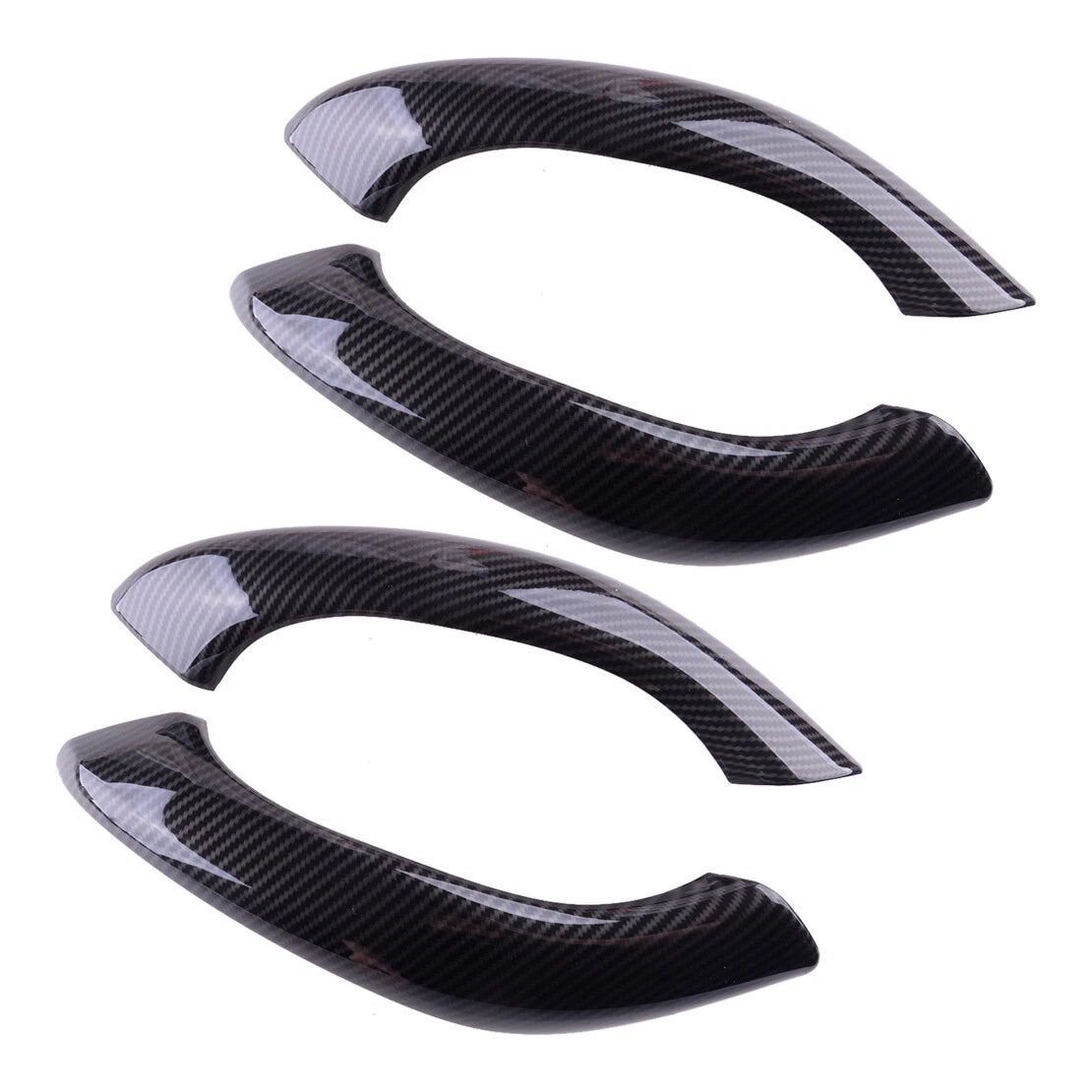 4Pcs Black Interior Door Handle Covers for BMW X1 (2016-2018)