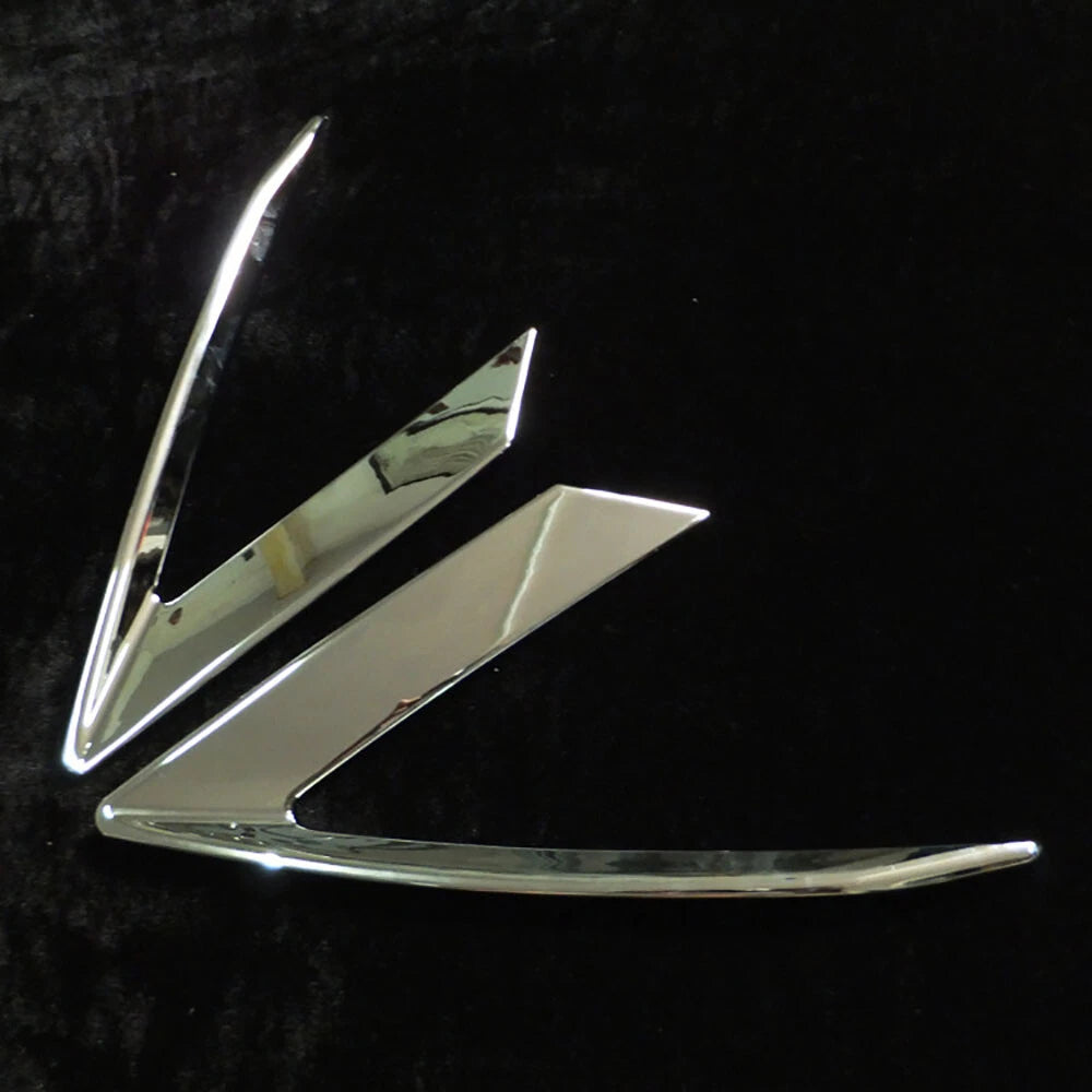 Pair Front Headlight Eyebrow Covers for Cadillac XT5 (2016-2023)