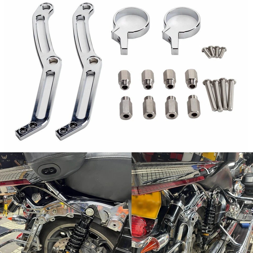 Remote Reservoir Mount Bracket for Harley Touring Legends Revo Shocks (2014-2022)