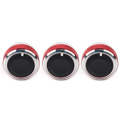 3 x ABS Air Conditioner Switch Knobs for Ford Focus Mondeo C-Max (2005-2018)